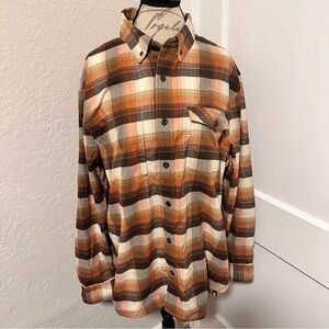 Duluth Trading Company Alaska Hardgear Boar's Nest Standard Fit Flannel Shirt